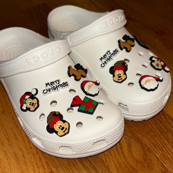 Other - Crocs Charm Christmas Disney Mickey Mouse 12 piece set